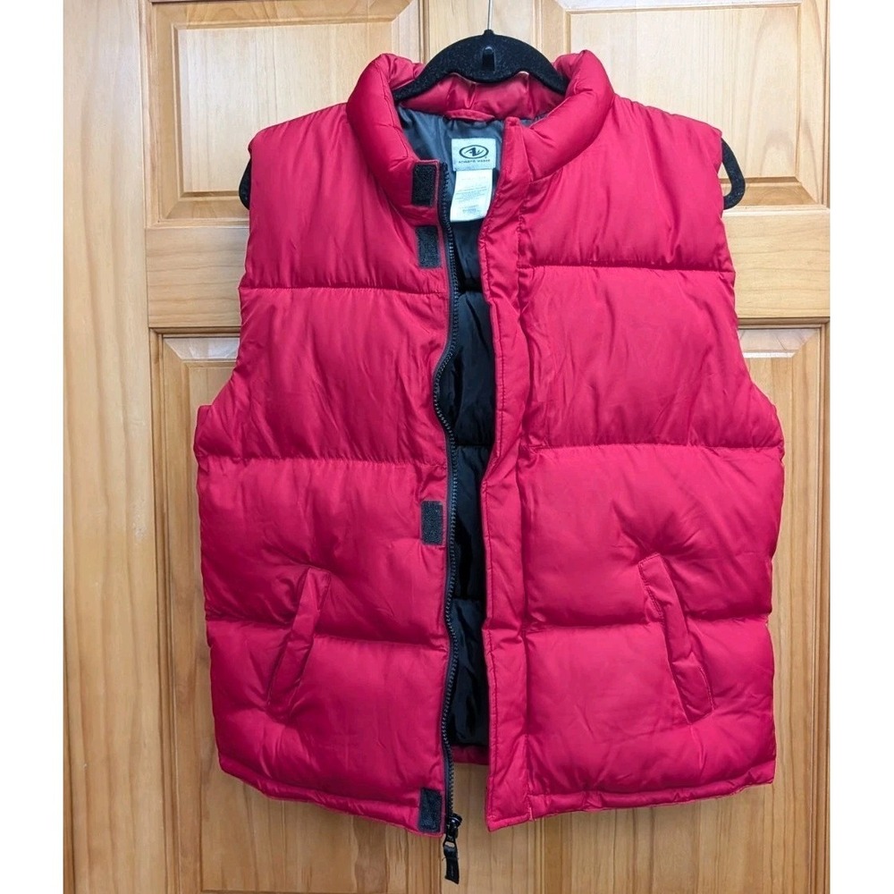 Athletic Works Boy's XL Vest Quilted Puffy Full Zip Heavy Warm Puffer